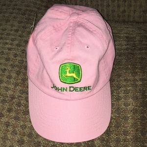 JOHN DEERE PINK NWT ORIGINAL GENUINE BASEBALL TYPE CAP